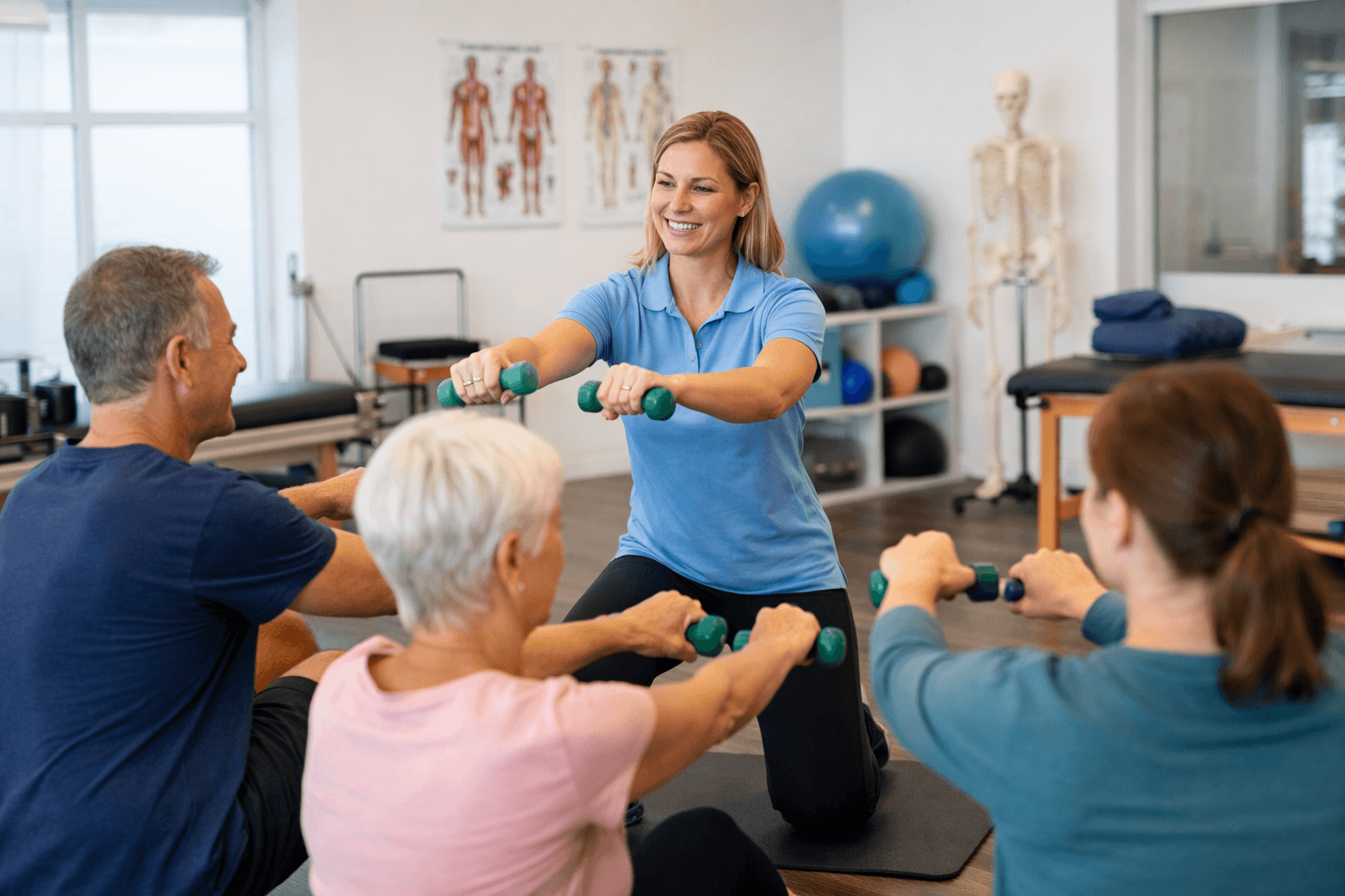 Blandede Bolcher holdtræning